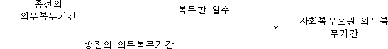 대체역의 편입 및 복무 등에 관한 법률 시행령 첨부자료