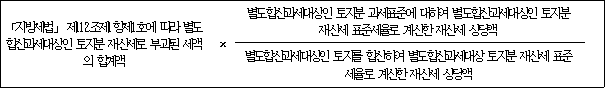 종합부동산세법 시행령 첨부자료